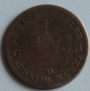 1 silbergroschen 1824, argint foto