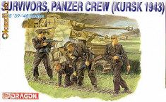 + Macheta 1/35 Dragon 6129 - Survivors, Panzercrew (1943) + foto