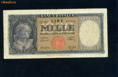 Italia 1000 lire 1949 VF pick 88b rara foto