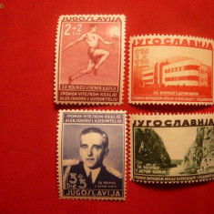 Serie - A 5a Comem.a Regelui Alex.I- 1939- Yugoslavia ,4 val.