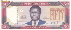 Bancnota Liberia 50 Dolari 2009 - P29e UNC foto