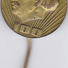 Insigna pin Mihai Eminescu 100