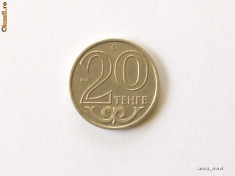 MONEDA 20 TENGE KAZAKSTAN 2000 foto