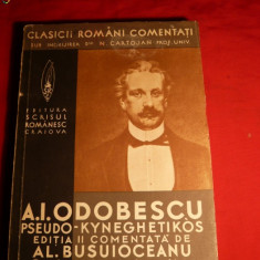 A.I.Odobescu- Pseudo-Kyneghetikos -1932 -cu Ilustratii