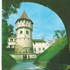 carte postala(ilustrata)-Sibiu-Turnul olarilor