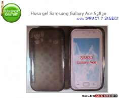 HUSA GEL - SILICON SAMSUNG S5830 GALAXY ACE - TRANSPORT GRATUIT foto