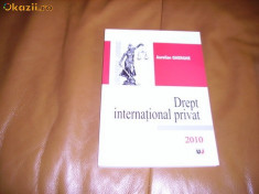 DREPT INTERNATIONAL PRIVAT foto