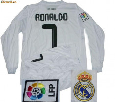 Echipament / Tricou Real Madrid ORIGINAL OFICIAL DE JOC - C. Ronaldo foto