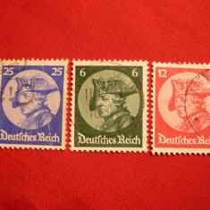 Serie- Friedrich cel Mare 1933 Germania nazista ,3 val.st.