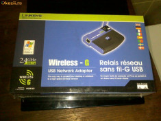 LINKSYS WUSB54G Wireless NETWORK USB Adapter foto