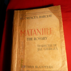 Florence L.Barclay -Mataniile - Ed. R.Cioflec -Ed. interbelica