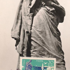 ilustrata maxima-EXPOZITIA FILATELICA LITORAL 1967-Statuia lui Ovidiu