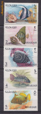 Timbre Sharjah 1966 Pesti Lot nestampilate foto