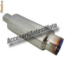 Toba Sport Moto/ Atv din Inox cu silencer reglabil si detasabil foto