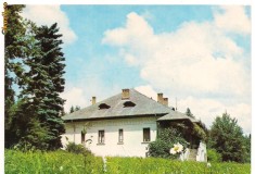 carte postala(ilustrata)-NEAMT-Casa memoriala M. Sadoveanu