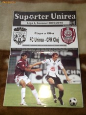 Program Sportiv - Divizia A - Unirea Alba Iulia - CFR Cluj - 1 noiembrie 2009 foto