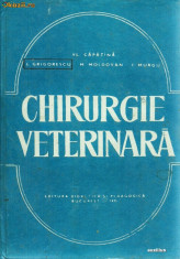 CHIRURGIE VETERINARA - I. GRIGORESCU, C. CAPATANA 1975 LIVRARE GRATUITA foto