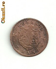 Moneda 2 bani 1879 Principatele Romane Carol I foto