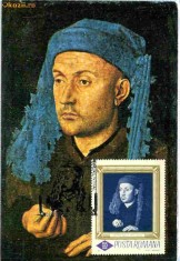 Ilustrata Maxima Pictura - Van Eyck, Omul cu tichie albastra foto