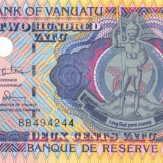 VANUATU █ bancnota █ 200 Vatu █ 2006 █ P-8b █ Serie BB █ UNC █ necirculata