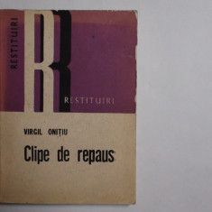 Virgil Onitiu CLIPE DE REPAUS RF21/0