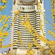 CP195-68 Bucuresti -Hotel Intercontinental - carte postala, necirculata -starea care se vede