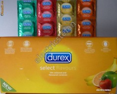 Prezervative DUREX SELECT - Mar, Banane, Capsuni, Portocale - import UK foto