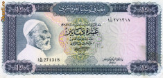 Libia (Lybia) 10 dinari / dinars XF P-37b 1972 foto