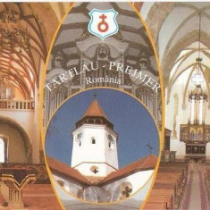 CP195-64 Cetatea si Biserica Evanghelica-Saseasca C.A. Prejmer -Brasov - carte postala, necirculata -starea care se vede