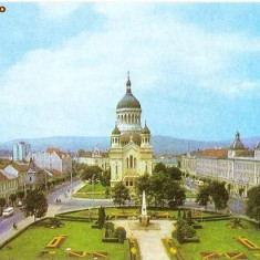 CP196-28 Cluj -Catedrala Ortodoxa -carte postala, necirculata -starea care se vede