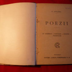 Dimitrie Anghel - Poezii -Ed. Cartea Romaneasca 1921