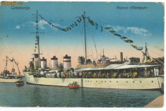 Ilustrata ROMANIA marina1930 Constanta Vaporul Marasesti circulata postal foto