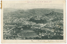 CFL 1925 ROMANIA ilustrata Sighisoara , judetul Mures - vedere aeriana foto