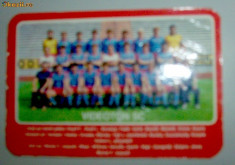 FOTBAL: FOTO / MINICALENDAR VIDEOTON S.C. 1987 foto