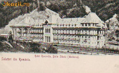 Ok-0823- Ro, Salut. Slanic Moldova, c.p. UPU necirc. apr.1902: Hotel Racovita I. foto