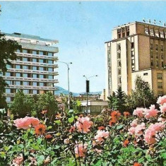 CP199-14 Brasov. Hotel ,,Carpati" -carte postala, circulata 1971 -starea care se vede