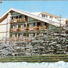 CP199-33 Predeal -Hotel ,,Predeal" -carte postala, circulata 1974 -starea care se vede