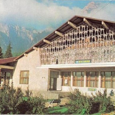 CP199-01 Busteni. Hotel Caraiman -carte postala, circulata 1972 -starea care se vede