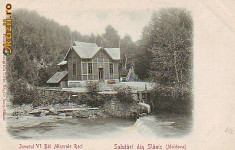 Ok-0901- Ro.Salutari din Baile Slanic Moldova, c.p. UPU necirc. 1902: Isvorul VI foto