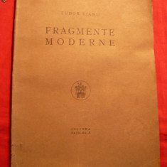 TUDOR VIANU - FRAGMENTE MODERNE - Prima Editie 1925