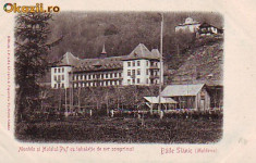 Ok-898- Ro, Baile Slanic Moldova, c.p. UPU necirc. apr.1902: Hotelul Puff II. foto