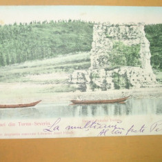 Carte Postala Salutari Turnu Severin Ruinele Podului Traian