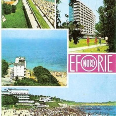 CP200-40 Eforie Nord. -carte postala, circulata 1977 -starea care se vede