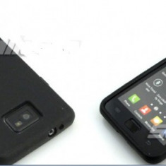 samsung galaxy s2 i9100 husa silicon + folie protectie