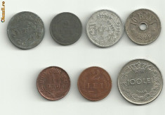 Moneda 5 lei 1942 1 leu 1924 foto