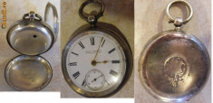 Ceas de buzunar argint 1889 foto