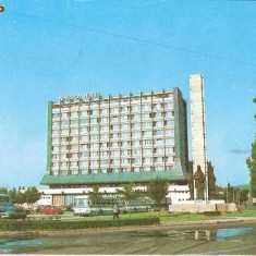 CP201-05 Cluj-Napoca -Hotel Napoca -carte postala, circulata 1977 -starea care se vede