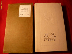 TUDOR ARGHEZI - SCRIERI , VOL.8 , EDITIE DE LUX 1964 foto