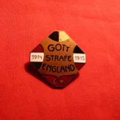 Insigna Militara Austria- Primul Razboi Mondial- bronz si email