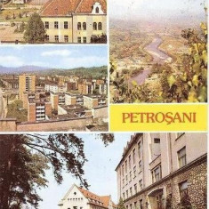 CP201-100 Petrosani (stema)(pod) -carte postala, circulata 1993 -starea care se vede